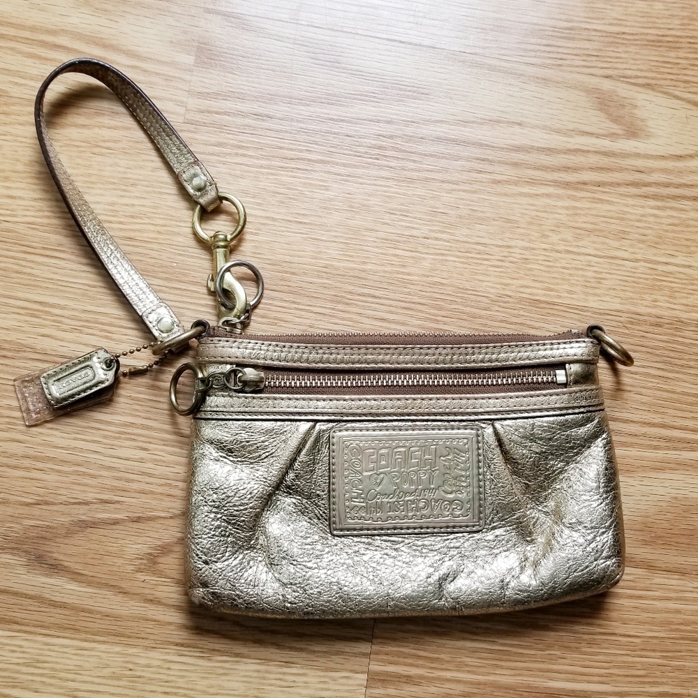 Coach Wristlet - Discontinued Poppy Collection